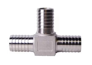 1″ Stainless Insert Tee