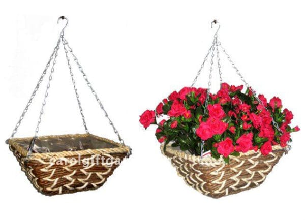 Banana Leaf Rope Hanging Basket - Image 2