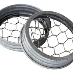 Galvanized Metal Flower Lid