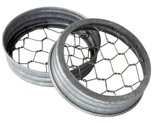 Galvanized Metal Flower Lid