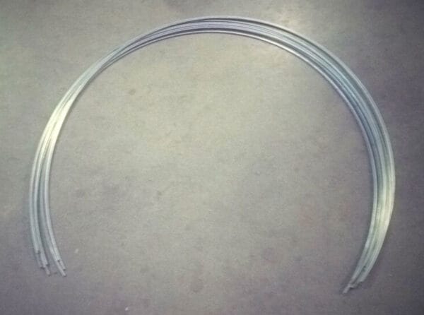 Row Cover Hoops . Rounded