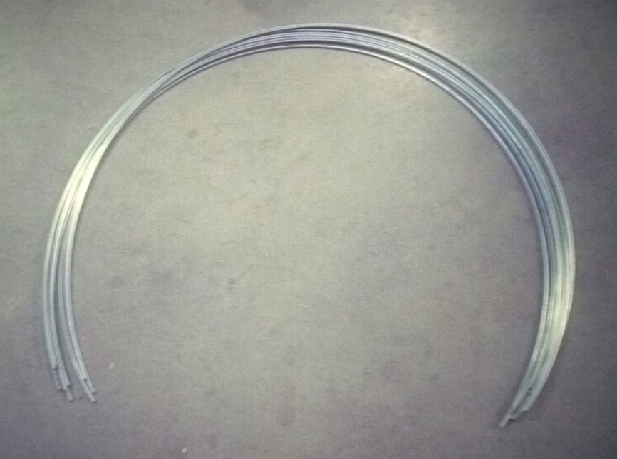 Row Cover Hoops . Rounded