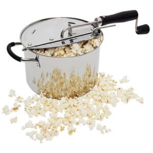 Stainless Popcorn Popper