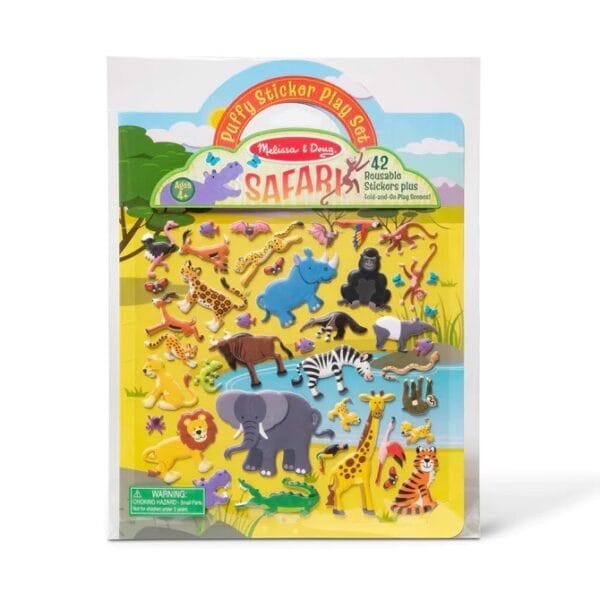 Safari Puffy Sticker Book