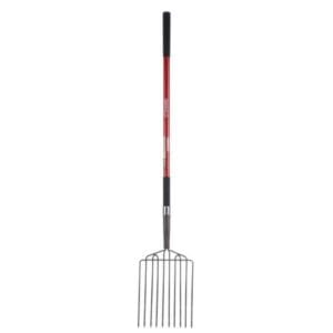 Radius 10-Tine Mulch Fork w/Fiberglass Handle