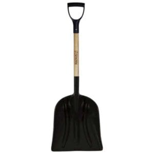 Radius Poly Shovel w/Wood Handle