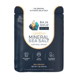 Baja Gold Mineral Sea Salt Natural Grain Crystals