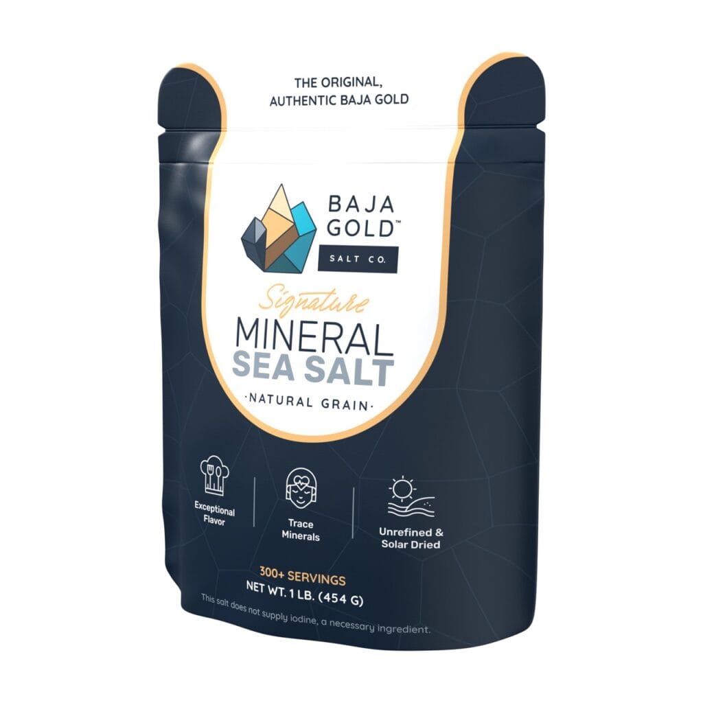 Baja Gold Mineral Sea Salt Natural Grain Crystals 2 Baja Gold Mineral Sea Salt Natural Grain Crystals - Image 2
