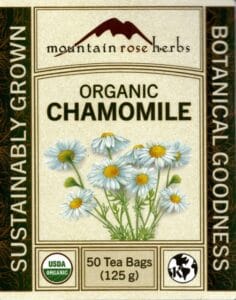Tea . Chamomile